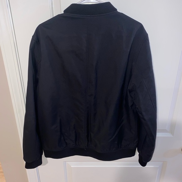 Black Alfani Bomber jacket, size large - Picture 3 of 6
